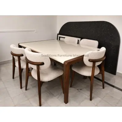 6 Seater High Gloss Deco...