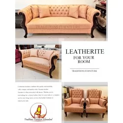 Tufted Leather Sofa
